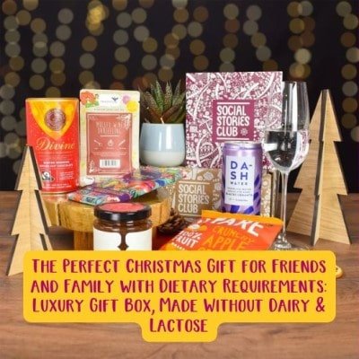 The Perfect Christmas Gift for Friends and Family with Dietary Requirements: Luxury Gift Box, Made Without Dairy & Lactose.