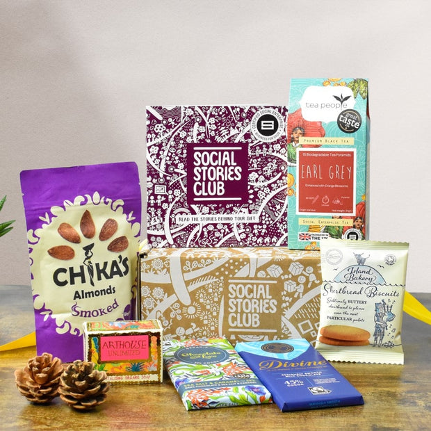 Happy Birthday Gift Box. This social stories box is the perfect gift for celebrating birthdays for those who love gifting sustainably.