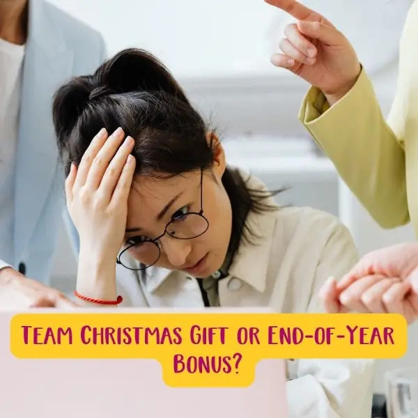 Team Christmas Gift or End-of-Year Bonus?