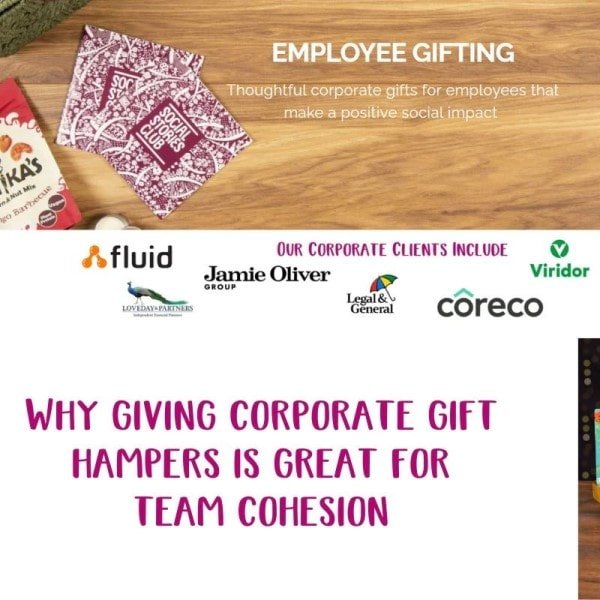 Why giving corporate gift hampers is great for team cohesion - Social Stories Club
