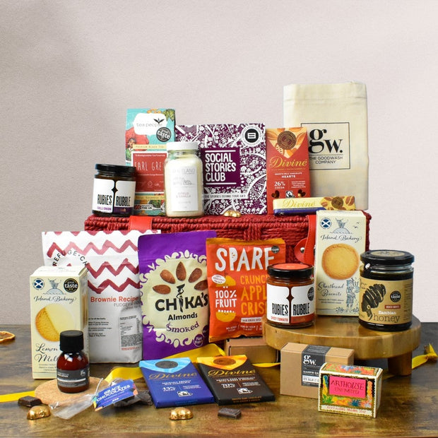 Family Gift Hamper - Sustainable Gift. This sustainable gift hamper is perfect to be shared amongst the family. The story booklet included inside the gift shares the social stories behind the social enterprise products.