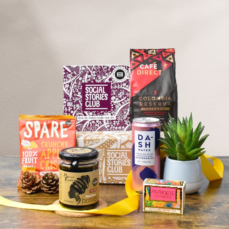 Gift Box - Made without Nuts. A gift box creating an impact for those who do not like to eat nuts.