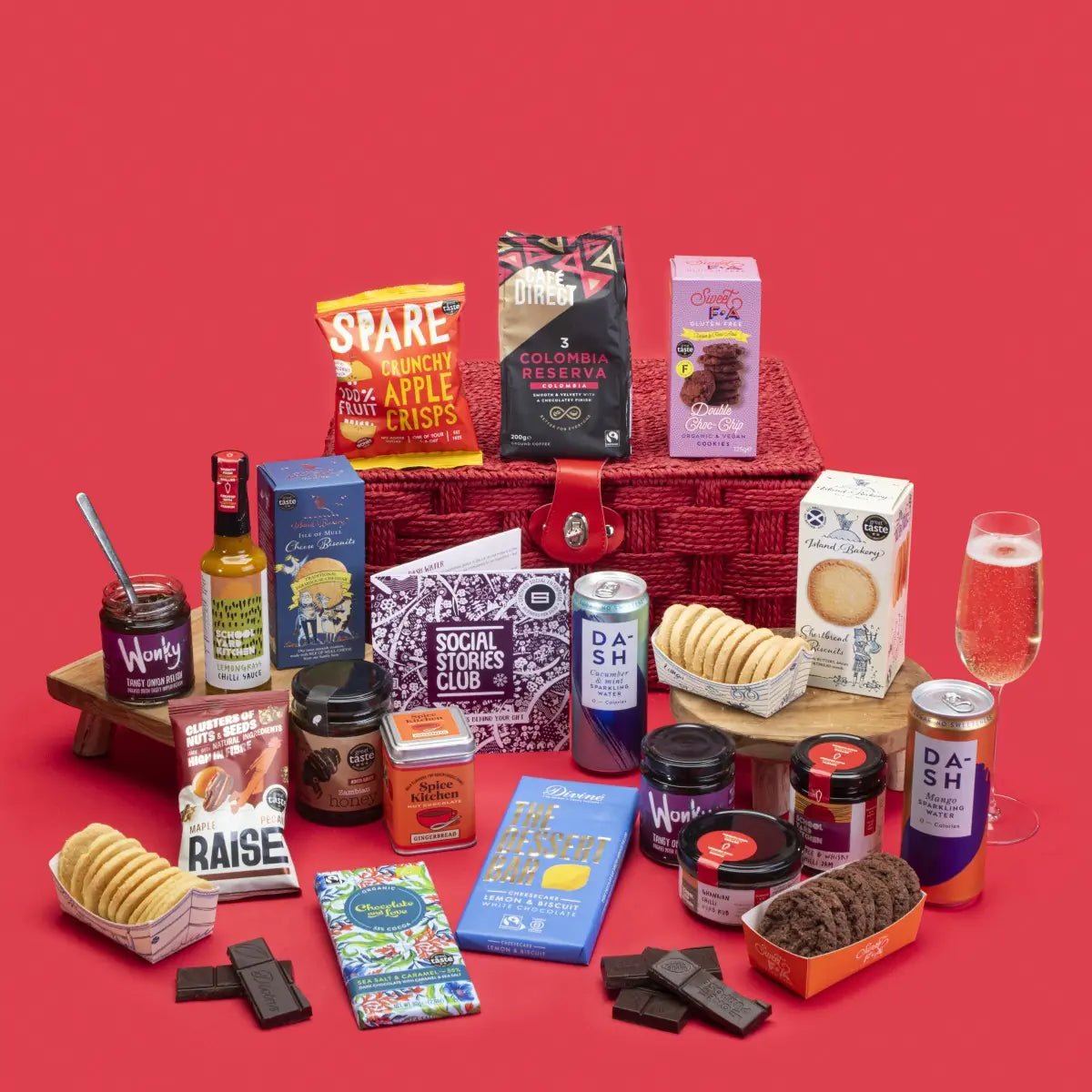 Traditional Food and Drink Gift Hamper - Social Stories Club