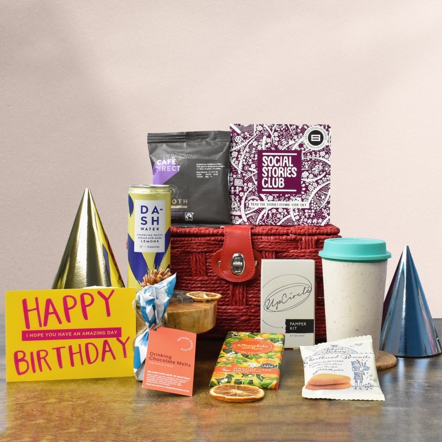 Birthday Gift Hamper. Best sustainable birthday gift. Ethical birthday gift.