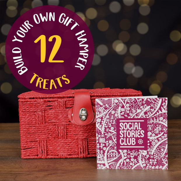 Build Your Own Gift Hamper - 12 Treats. Luxury gift hamper where you can decide the twelve sustainable products to go inside.