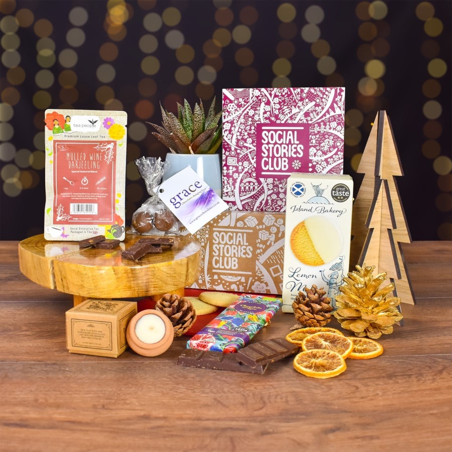 Sustainable Secret Santa Gift Box contents