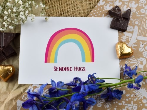 Sending Hugs Card